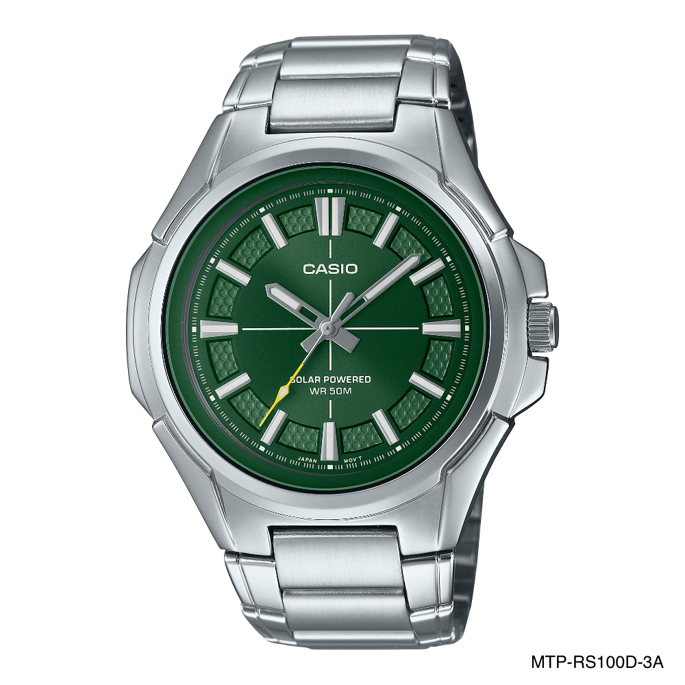 Casio Standard นาฬิกาข้อมือผู้ชาย รุ่น MTP-RS100,MTP-RS100D-1A,MTP-RS100D-2A,MTP-RS100D-3A,MTP-RS100D-5A,MTP-RS100S-7A