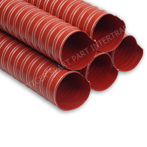 ท่อไฟเบอร์เคลือบซิลิโคนสีส้ม ชนิดหนา1.0 mm.