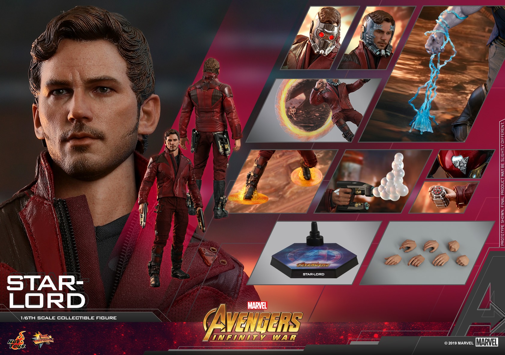 Hot Toys MMS539 Avengers: Infinity War - Star-Lord