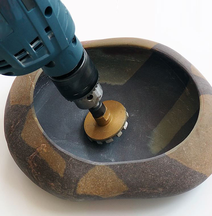 DR17 ดอกเซาะร่องคว้านรูหิน กระเบื้อง DIY กระถางหิน แกะสลัก