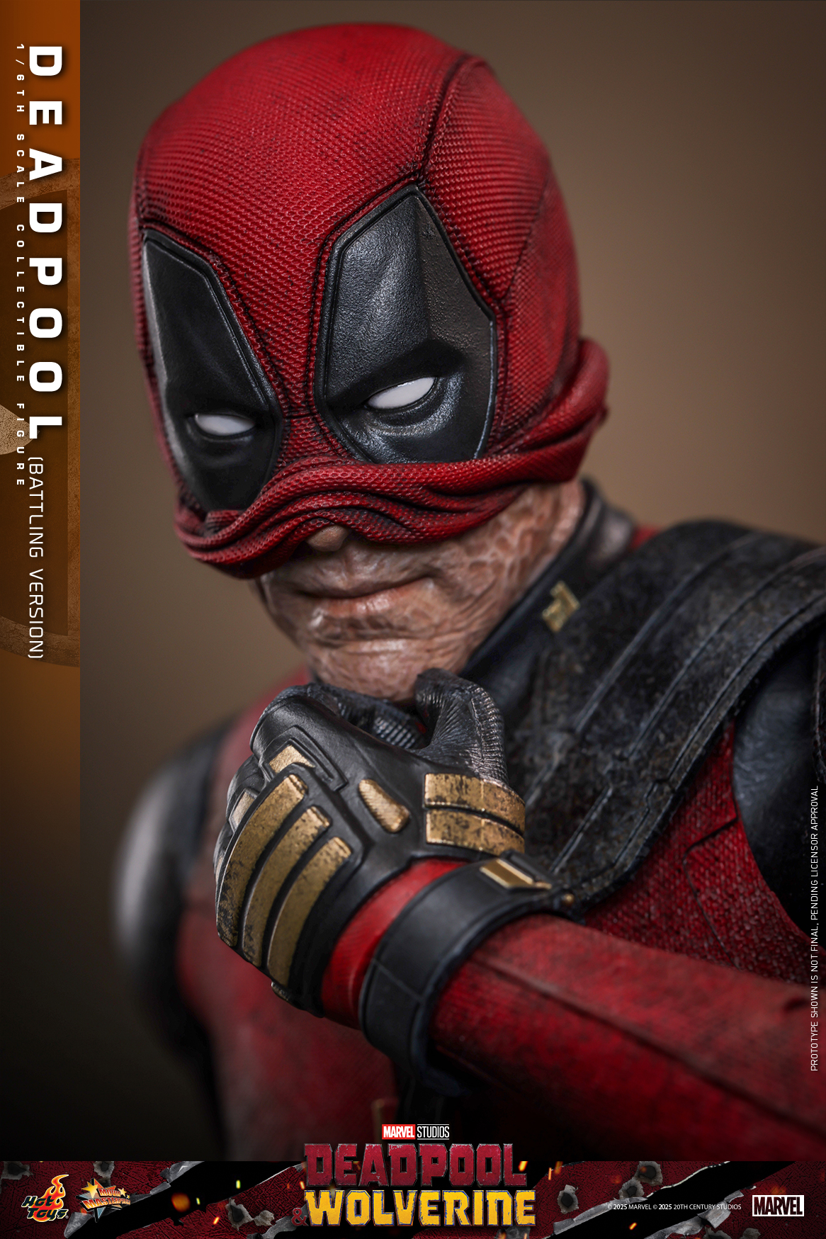 Hot Toys MMS782 Deadpool & Wolverine - Deadpool (Battling Version)