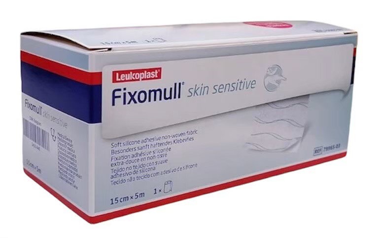 FIXOMULL SKIN SENSITIVE 15 CM X 5 M แผ่นปิดแผล กาวซิลิโคน สำหรับคนแพ้ง่าย ส่งฟรี