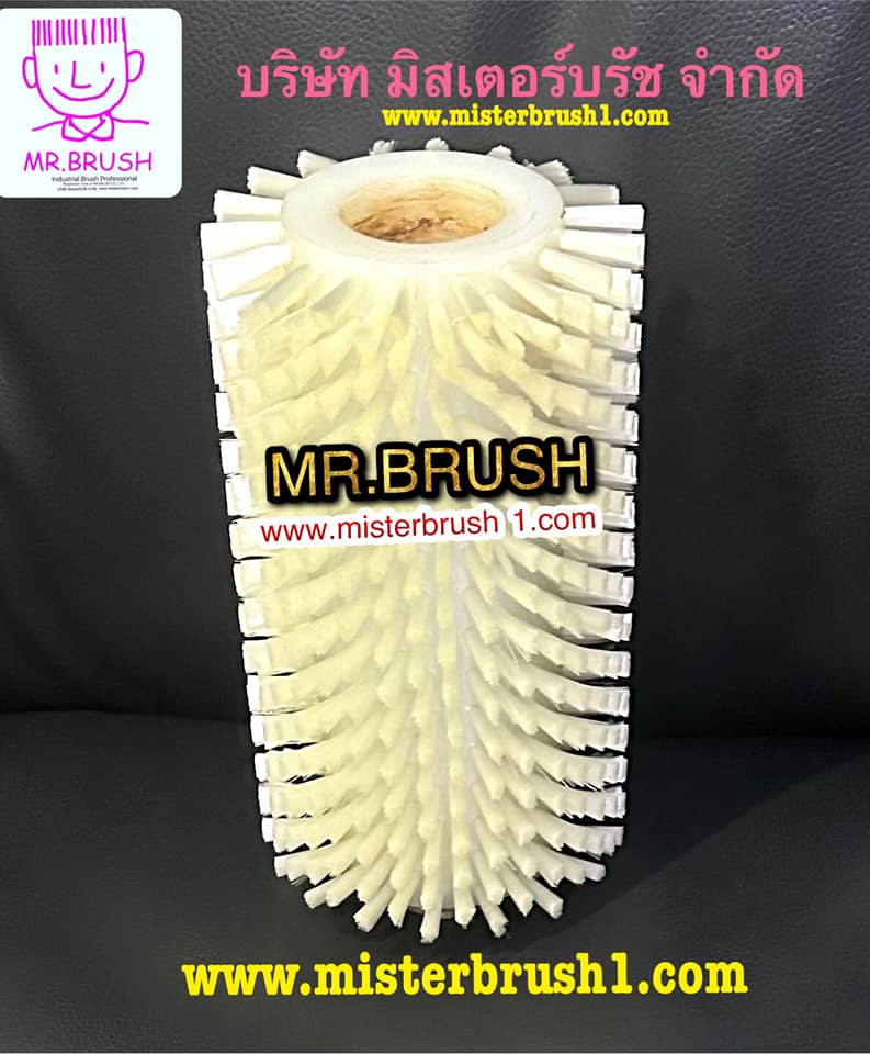 แปรงลูกลิ้งทรงกระบอกไนลอน