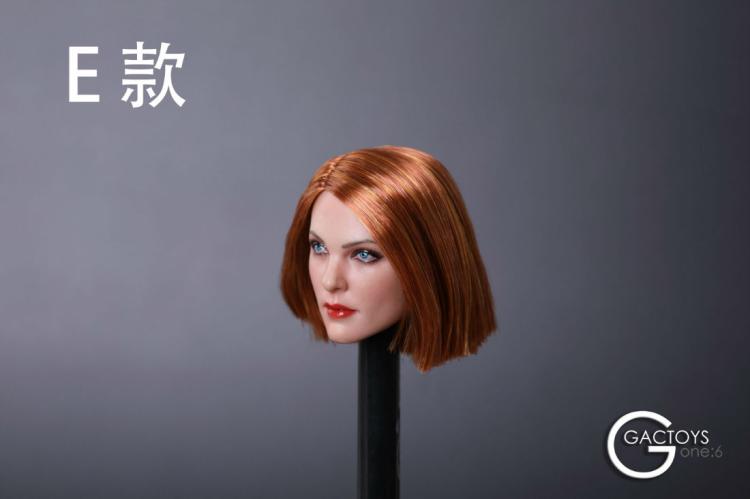 GACTOYS GC019A,C,D,E,F European and American Cold Female Head