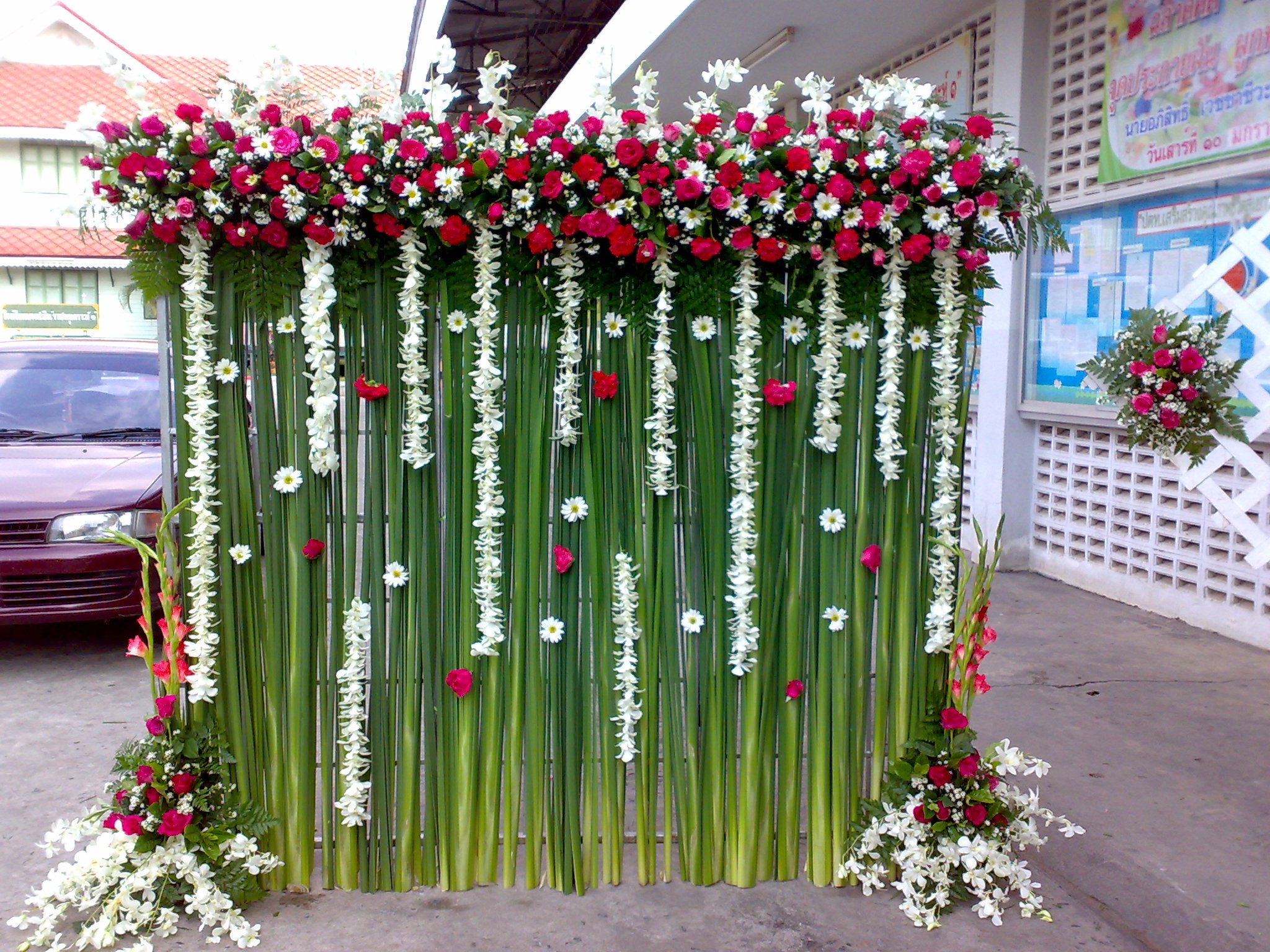 ซุ้มถ่ายรูป ธีมงาน ชมพู