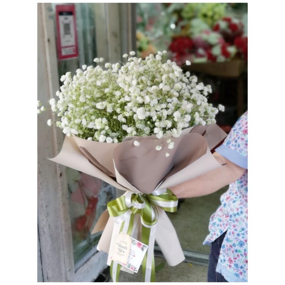 ช่อดอกยิปโซ ดอกไม้แห้งอยู่ได้นาน