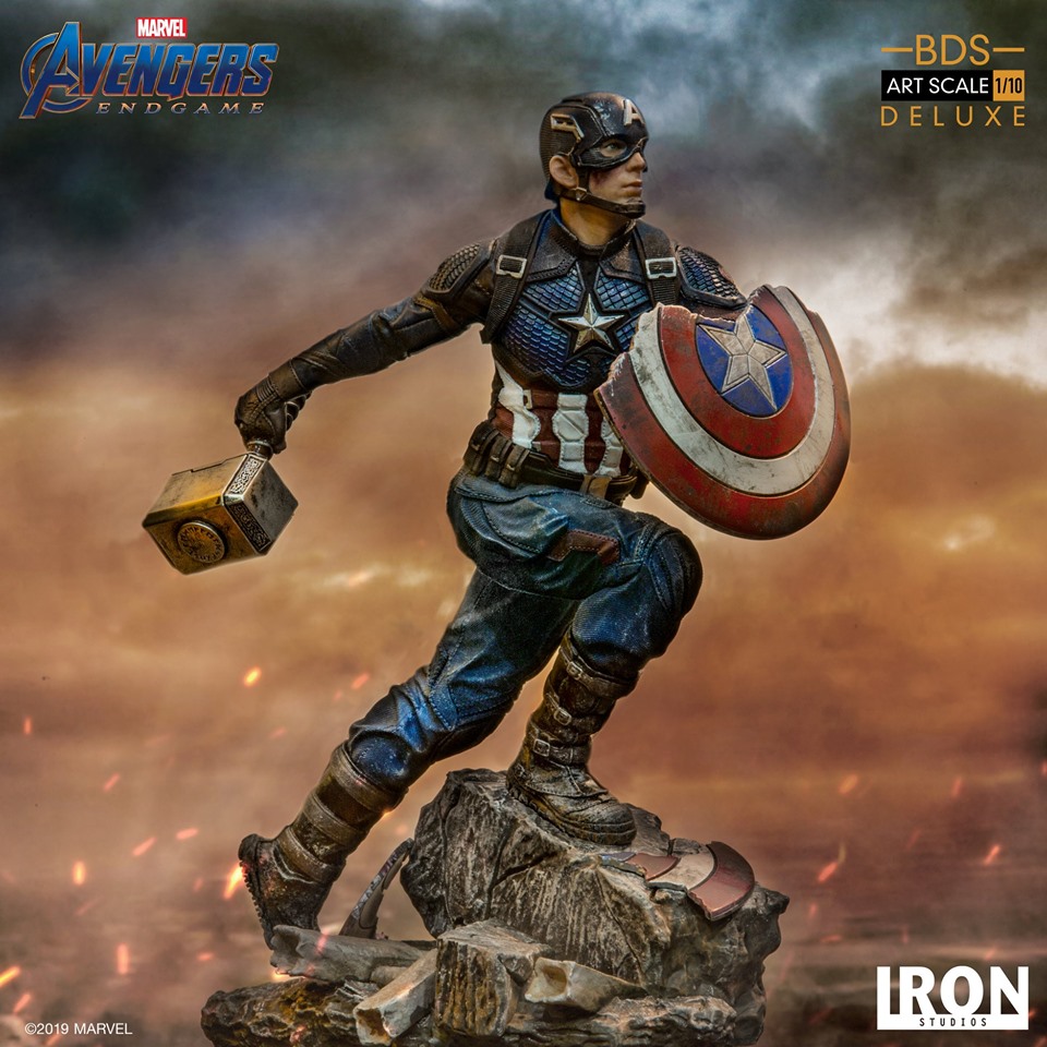 Iron Studios Deluxe BDS Art Scale 1/10 Avengers: Endgame - Captain America
