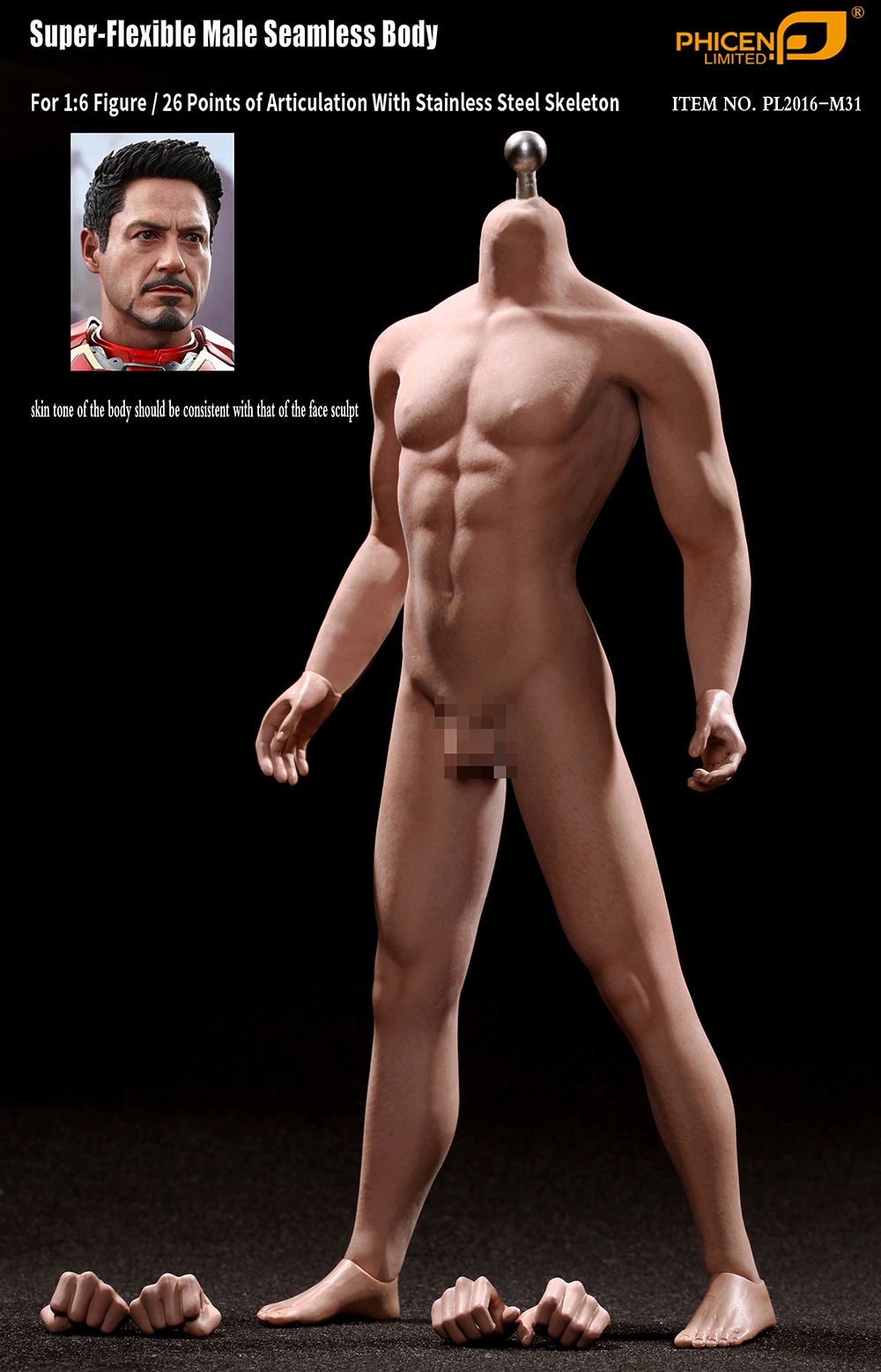 PHICEN PL2016-M31 Super-Flexible Male Seamless Body