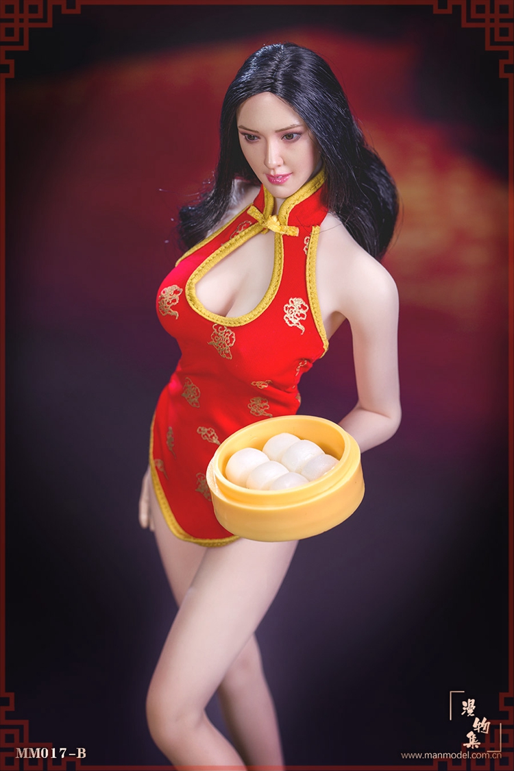 Manmodel MM017-A, B, C, E 1/6 Ultra short cheongsam suit