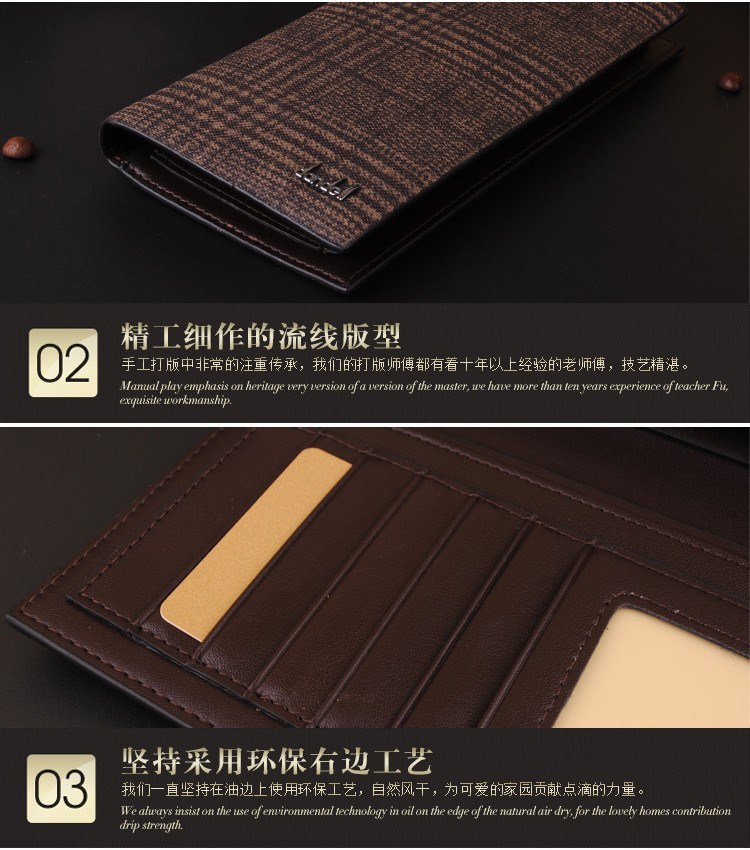 พร้อมส่ง กระเป๋าสตางค์นักธุรกิจผู้ชาย แฟชั่นเกาหลี