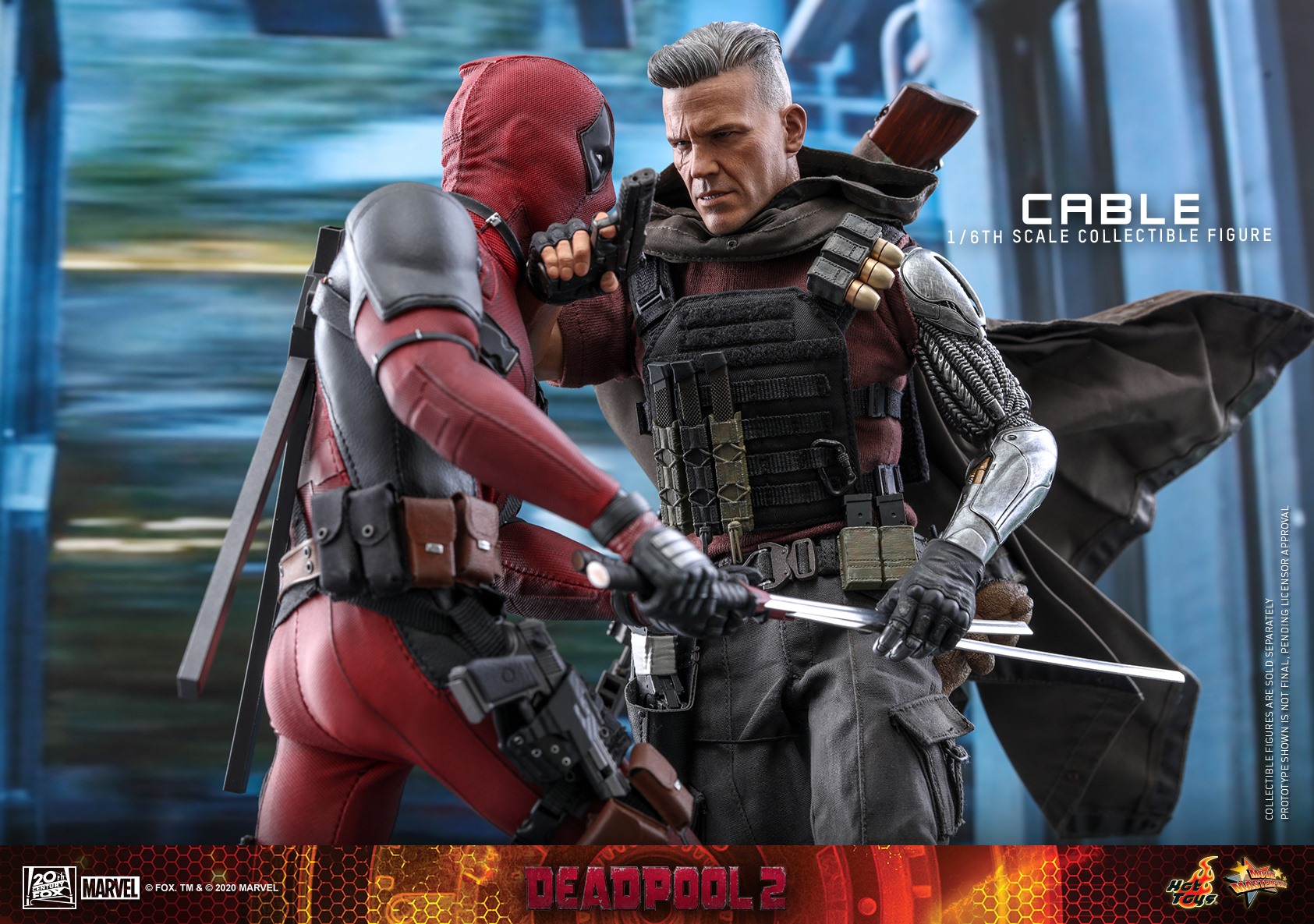 Hot Toys MMS583 1/6 Deadpool 2 - Cable (Special Edition Bonus) 16F