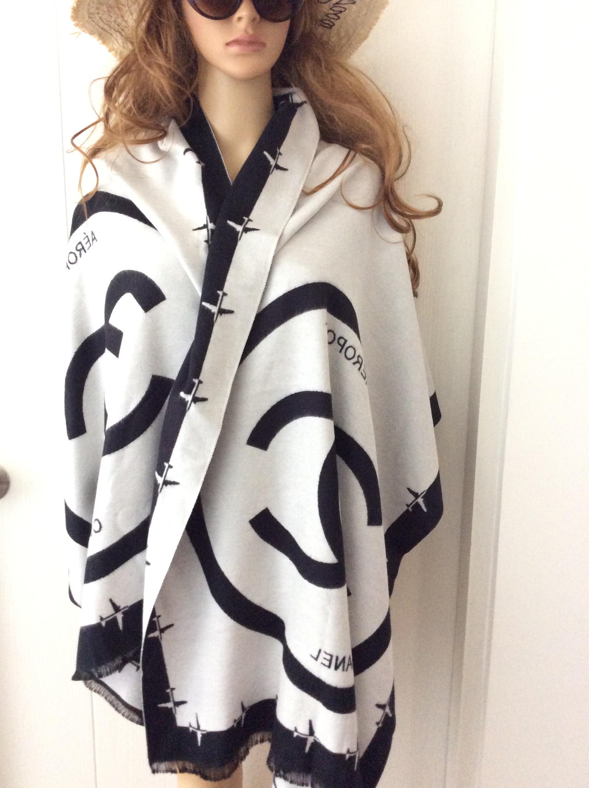 ผ้าคลุมไหล่Gucci ผ้าคลุมผืนใหญ่ใช้ได้2หน้า