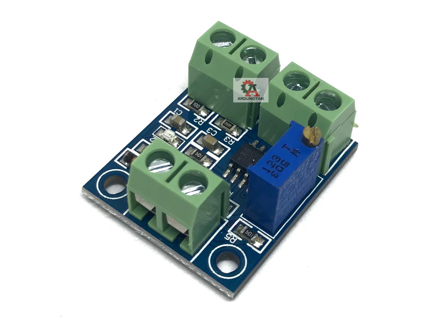 โมดูลแปลง 0-20mA เป็น 0-5V Current to Voltage 4-20mA to 0-5VDC สต็อกไทยส่งไว