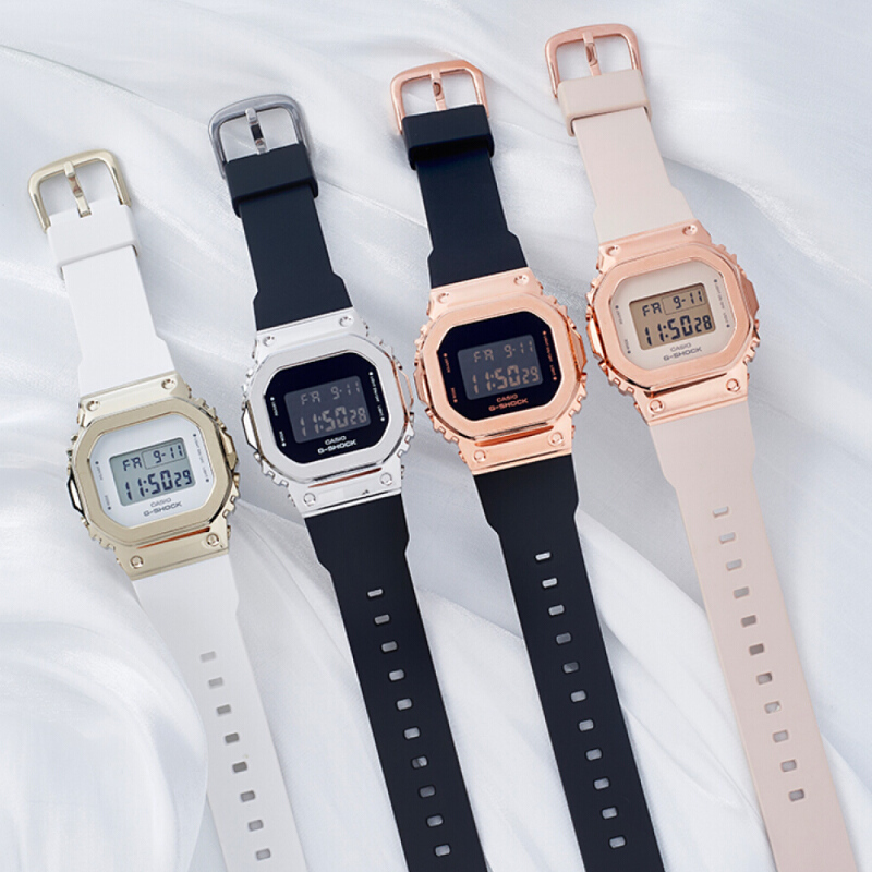 นาฬิกาข้อมือ Casio G-shock Mini สำหรับผู้หญิง GM-S5600 Series รุ่น GM-S5600-1 | GM-S5600G-7 | GM-S5600PG-1 | GM-S5600PG-4