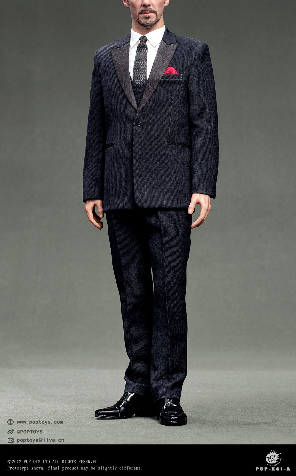 POPTOYS POP-X41-A Dr. Western-Style Suit Dark Blue