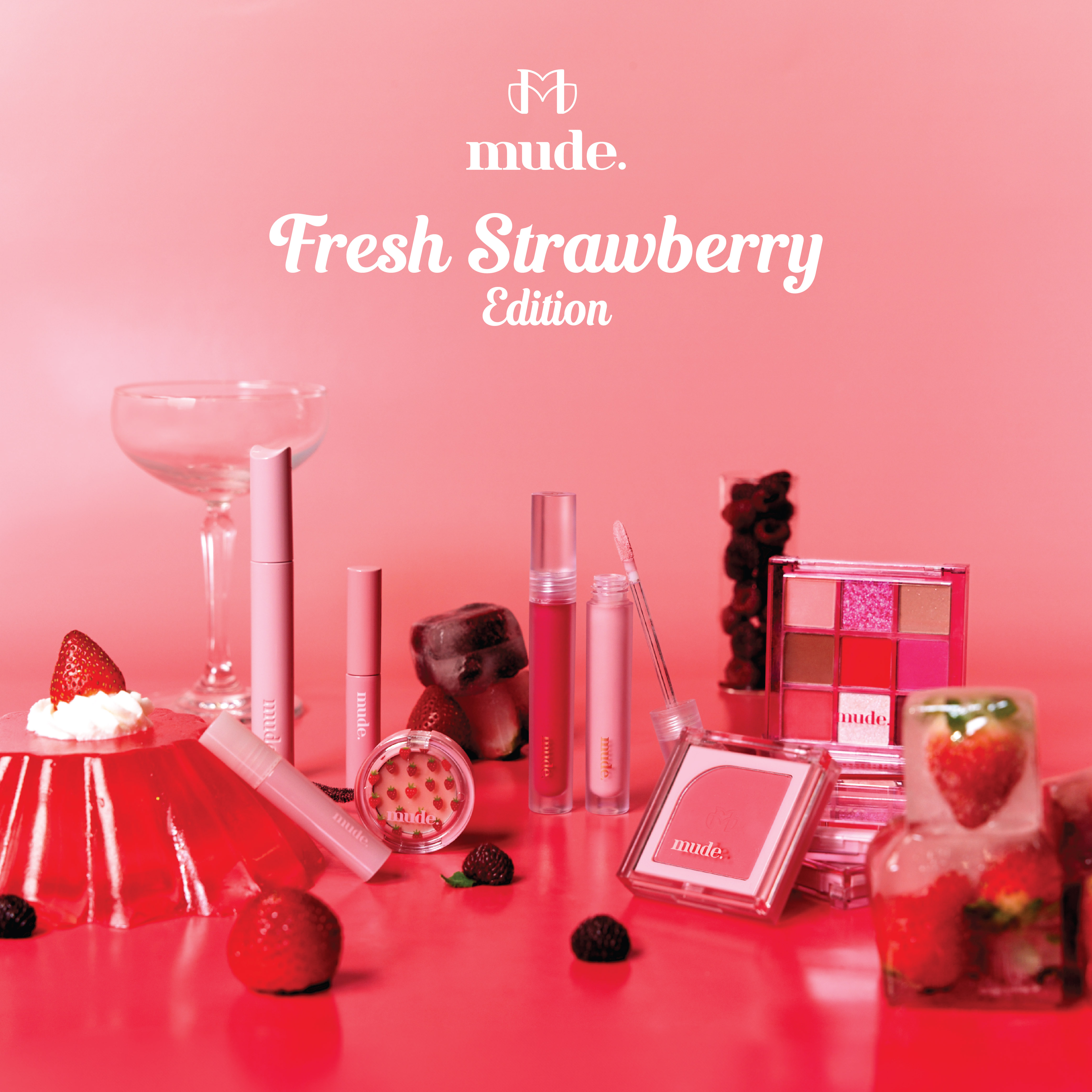 MUDE FRESH STRAWBERRY EDITION ( เครื่องสำอาง ลิมิเต็ดอิดิชั่น )