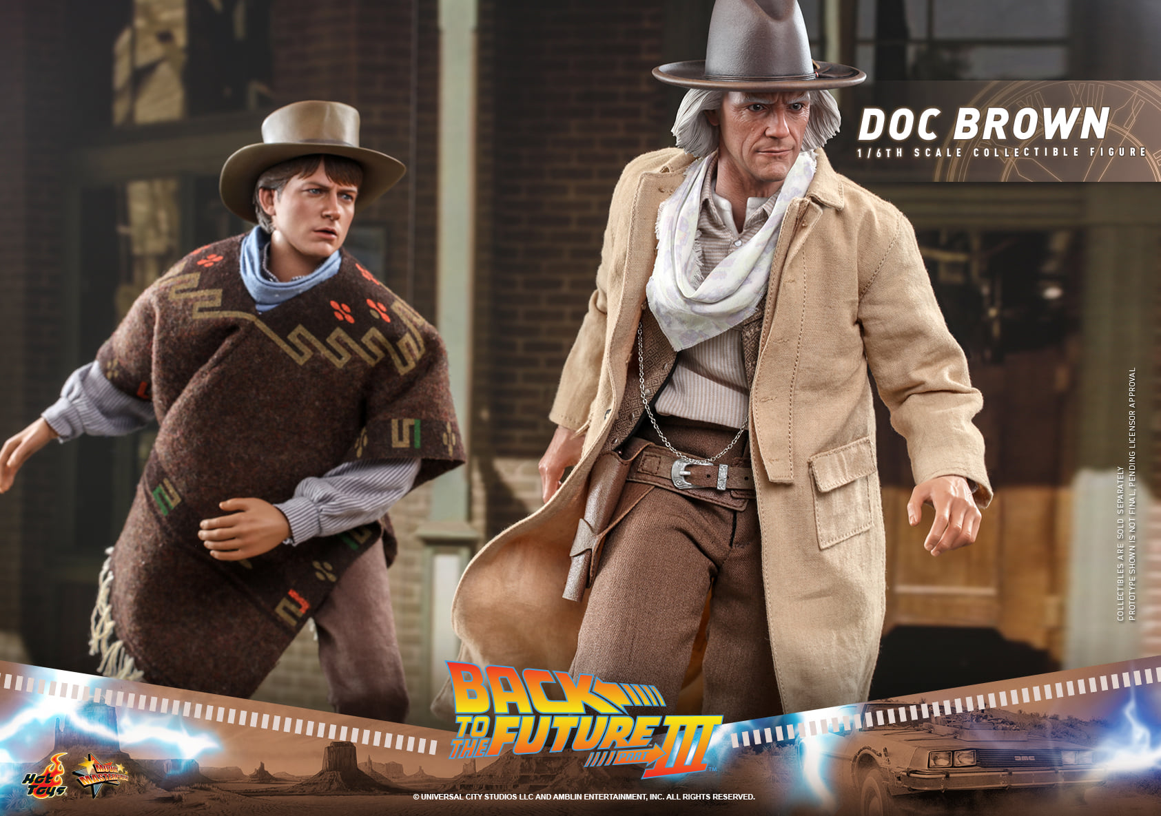 Hot Toys MMS617 1/6 Back to the Future Part III - Doc Brown