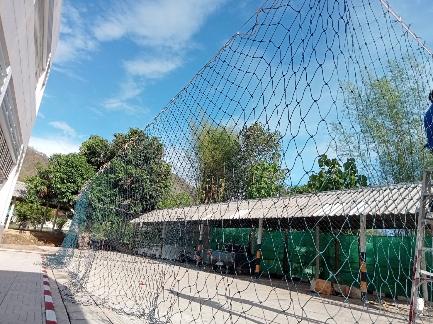 ตาข่ายสนามฟุตบอล/ฟุตซอล รุ่นเชือกหนาพิเศษ ขนาด 3.5 มิล ตาข่ายกันลูกบอล ชนิดทนแรงดึงสูง + UV Protection