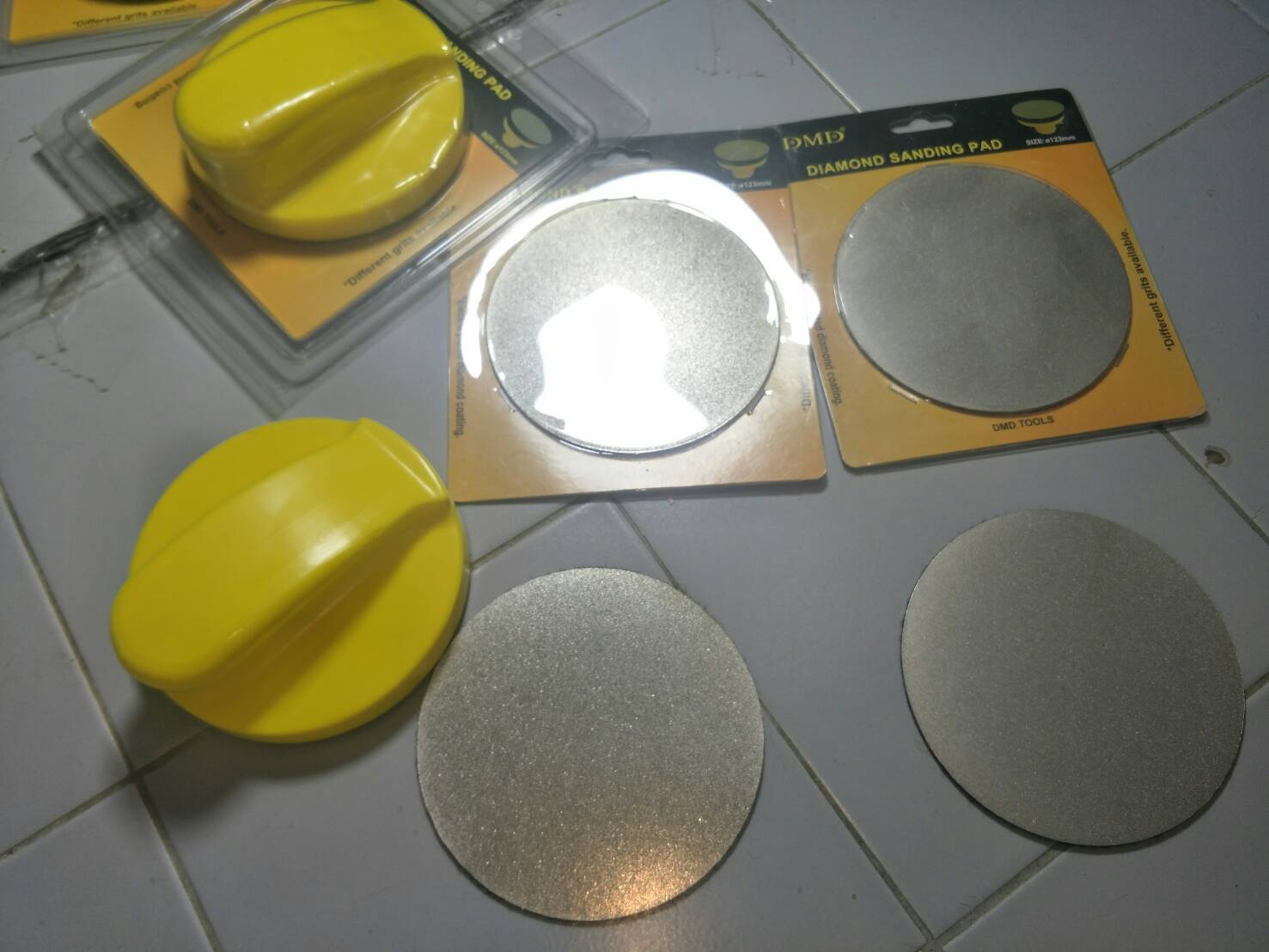 DG01 ใบเจียรเพชรหลังผ้า 5 นิ้ว ชุด 2 ใบ