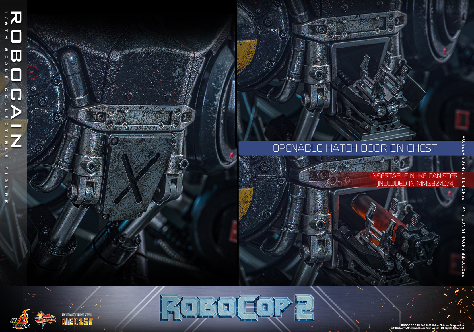 Hot Toys MMS828D75 RoboCop 2 - RoboCain