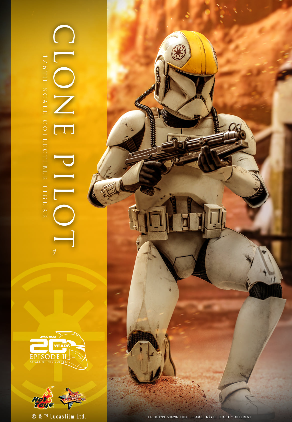 Hot Toys MMS648 1/6 Star Wars Episode II: Attack of the Clones™ - Clone Pilot™