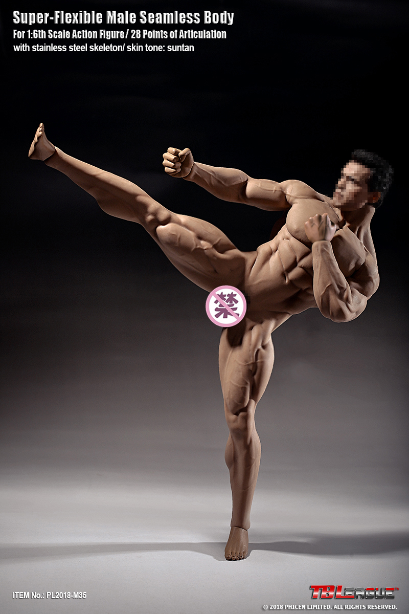 TBLeague PL2018-M35 Super Flexible Male Seamless Body