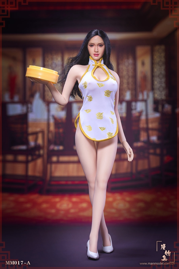 Manmodel MM017-A, B, C, E 1/6 Ultra short cheongsam suit
