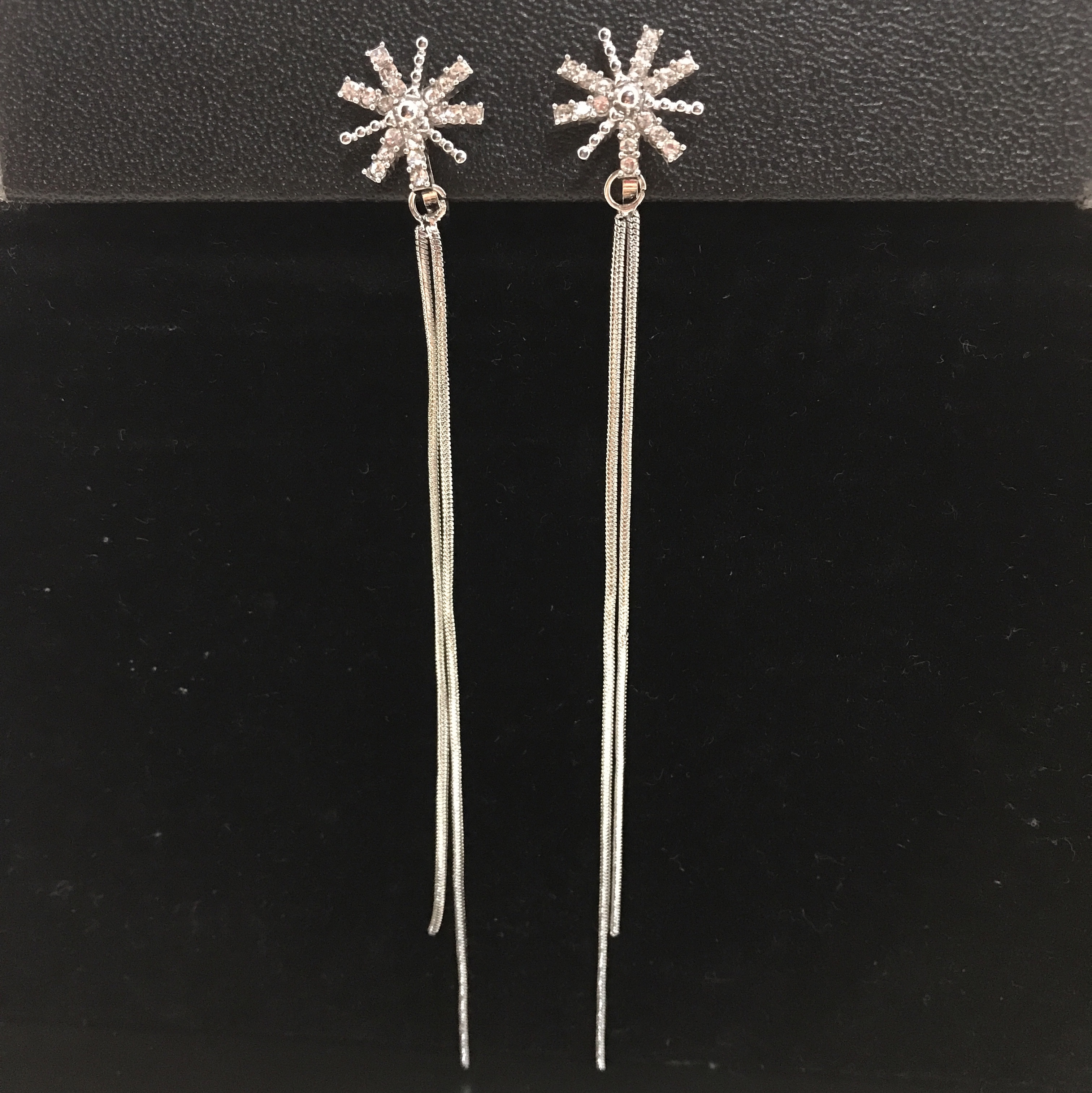 ต่างหูหนีบ Meteor มีซิลิโคนรอง หนีบไม่เจ็บ เงินแท้92.5% ไม่เจาะหูก็สวยได้_160