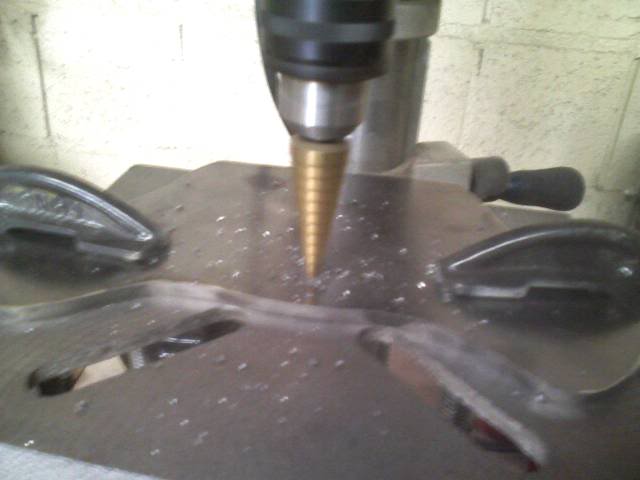 ST08 ดอกเจาะคว้านรู ดอกเจาะขั้นบันได Step Drill ชุบไทเทเนียม เจาะ ไม้ เหล็ก ยกชุด 3 ดอกเบอร์ มิล