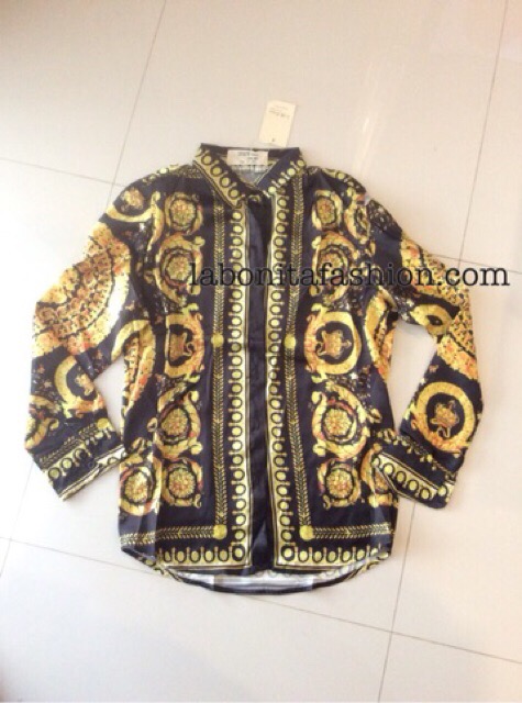 เสื้อเชิ้ตลายVersace