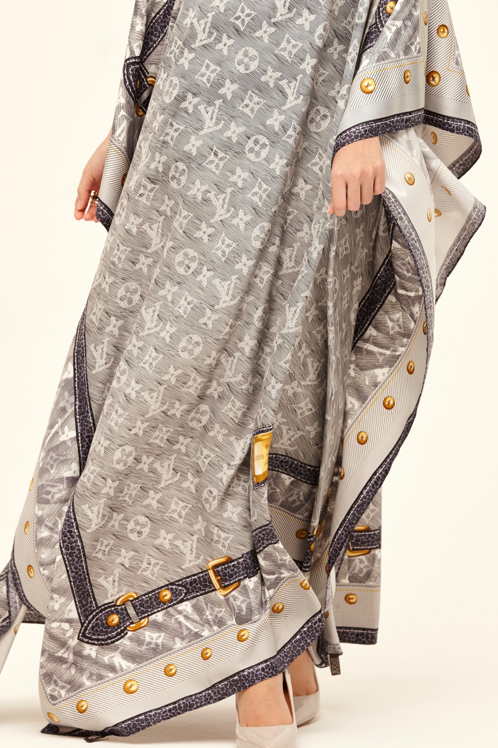 แม็กซี่เดรส เดรสยาวลายสวยหรู ผ้าดีมากๆๆงานป้ายแบรนด์ตามรูป