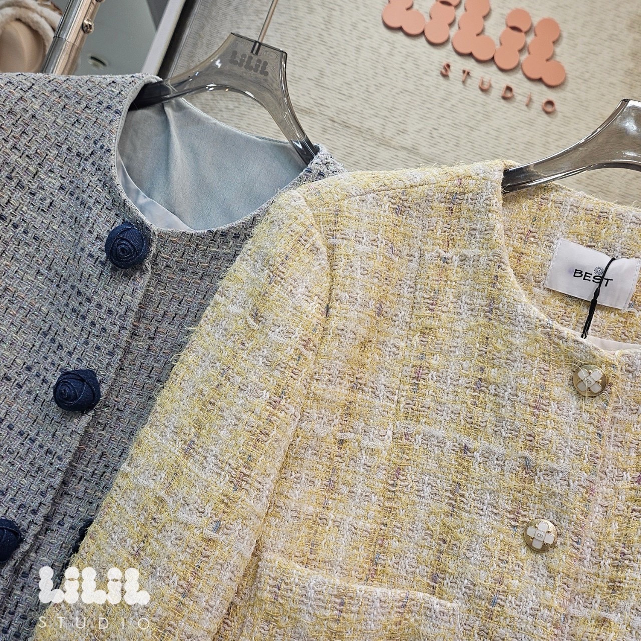 เสื้อทวีต เบลเซอร์ผ้าทวีตน่ารักๆสไตล์เกาหลี🇰🇷