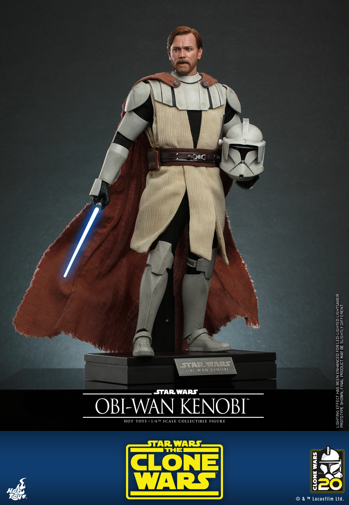 Hot Toys TMS095 1/6 Star Wars: The Clone Wars™ - Obi-Wan Kenobi™