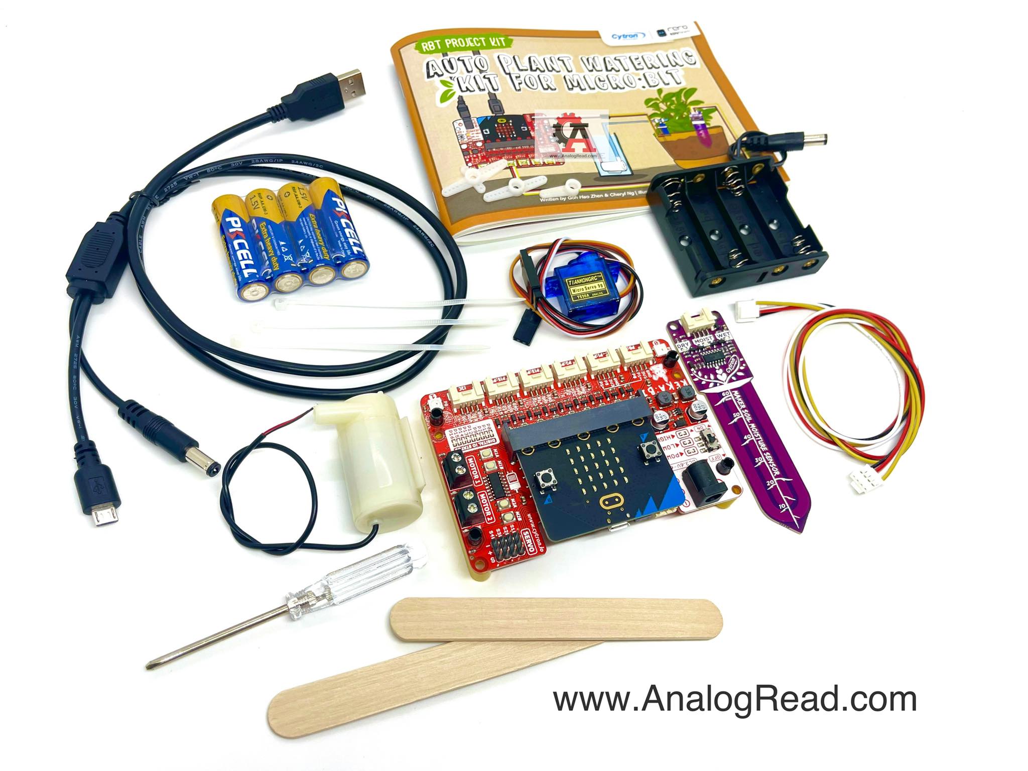 ชุดรดน้ำต้นไม้อัตโนมัติ Auto Plant Watering Kit for Micro:bit