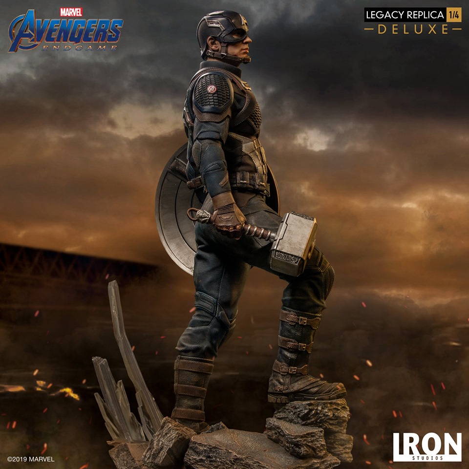 Iron Studios Deluxe Legacy Replica 1/4 Avengers: Endgame - Captain America