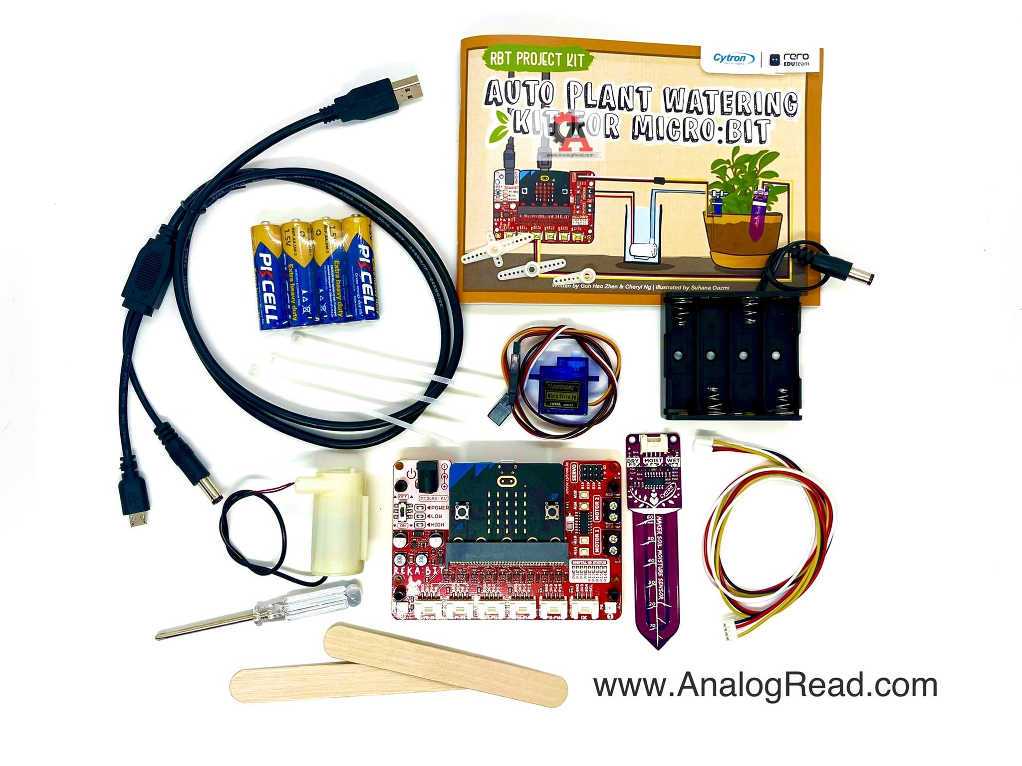 ชุดรดน้ำต้นไม้อัตโนมัติ Auto Plant Watering Kit for Micro:bit