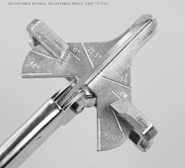 PL05 คีมตัดราง PVC พลาสติก ปรับองศาได 22-45 องศา ใบมีดเกรดสูง SK5