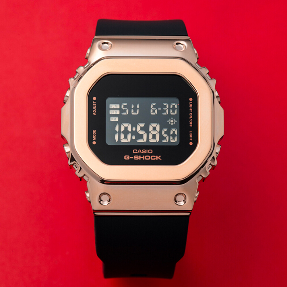นาฬิกาข้อมือ Casio G-shock Mini สำหรับผู้หญิง GM-S5600 Series รุ่น GM-S5600-1 | GM-S5600G-7 | GM-S5600PG-1 | GM-S5600PG-4