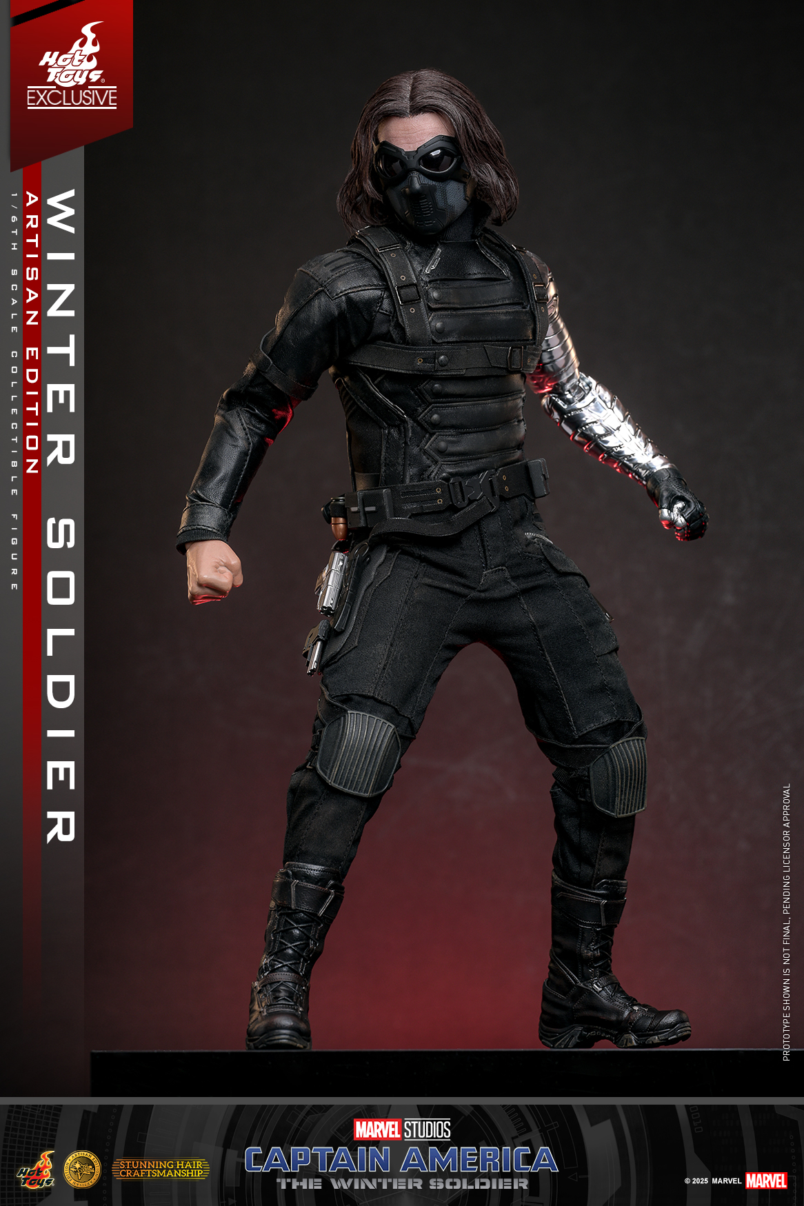 Hot Toys MMS790AEB Captain America: The Winter Soldier - Winter Soldier (Artisan Edition) (Special Edition) [Hot Toys Exclusive]