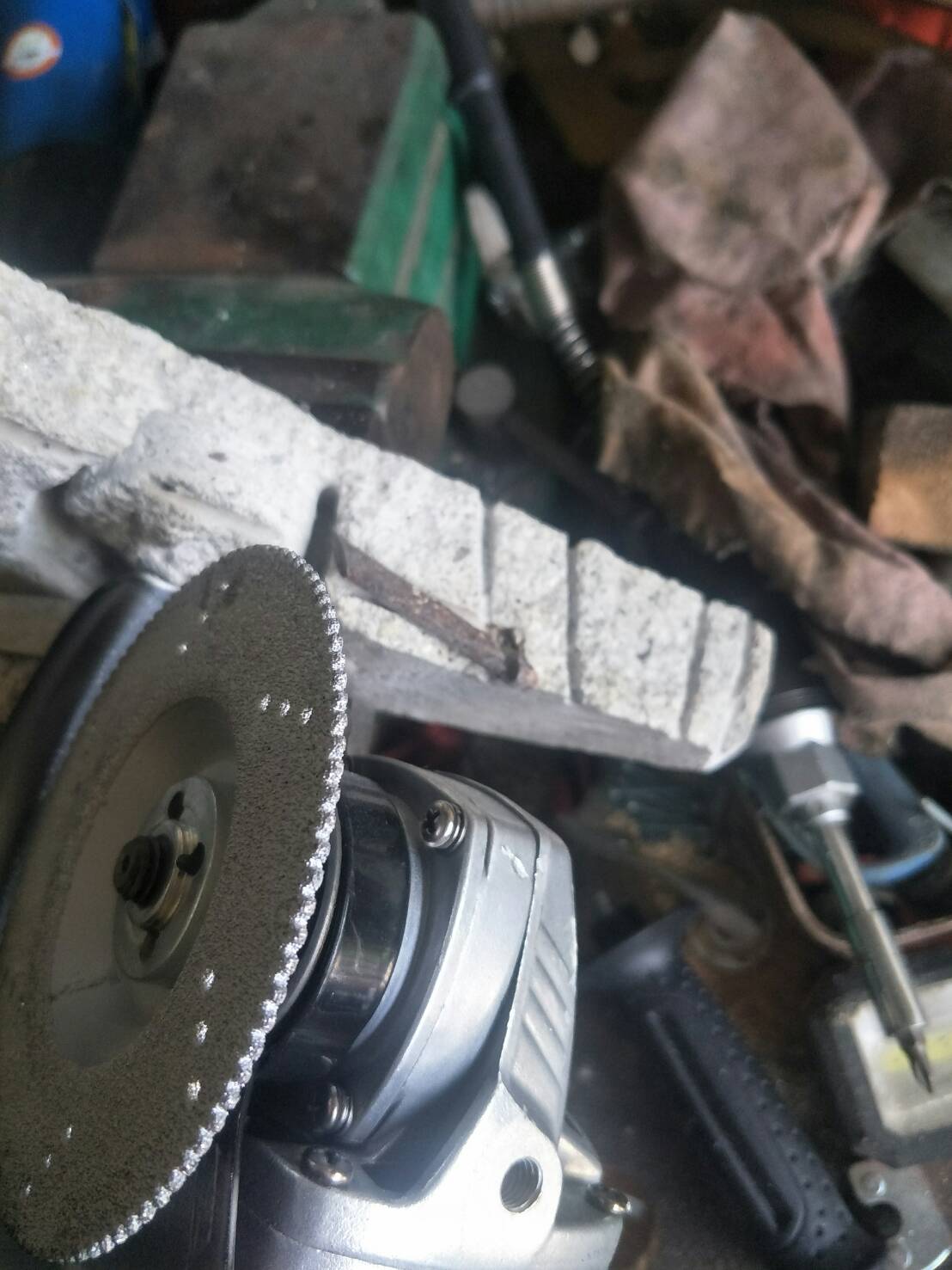 DG14 ใบเจียร+ตัด เพชรหยาบเบอร์ 60 ขนาด 4 นิ้ว