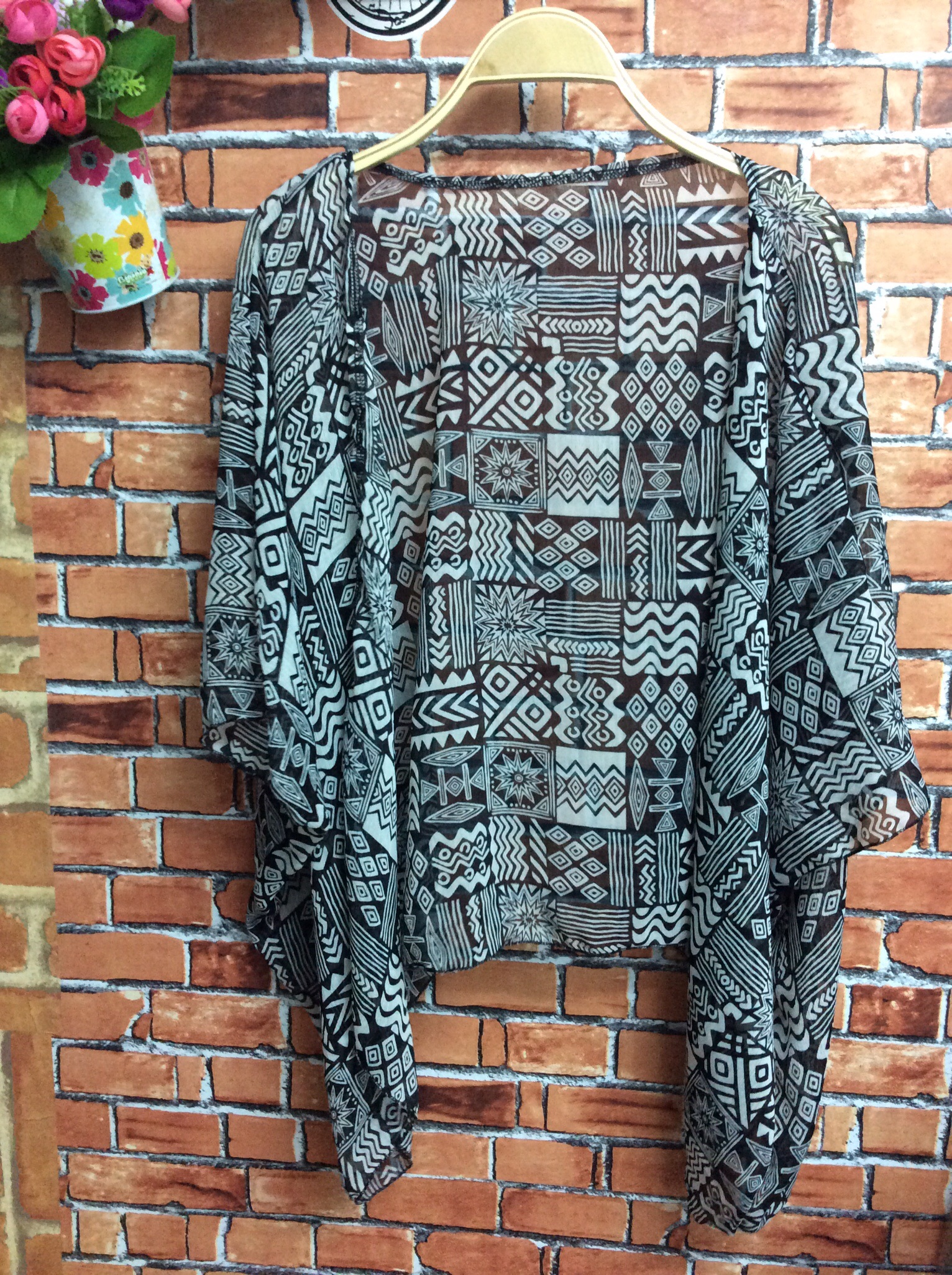 เสื้อคลุมผ้าชีฟอง ใส่เที่ยวทะเล ใส่คลุมสวยๆชิลๆ