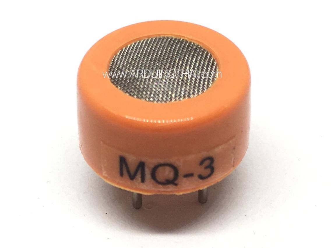 MQ-3 เซนเซอร์ตรวจจับแอลกอฮอล์ Alcohol Sensor สต็อกไทยส่งไว