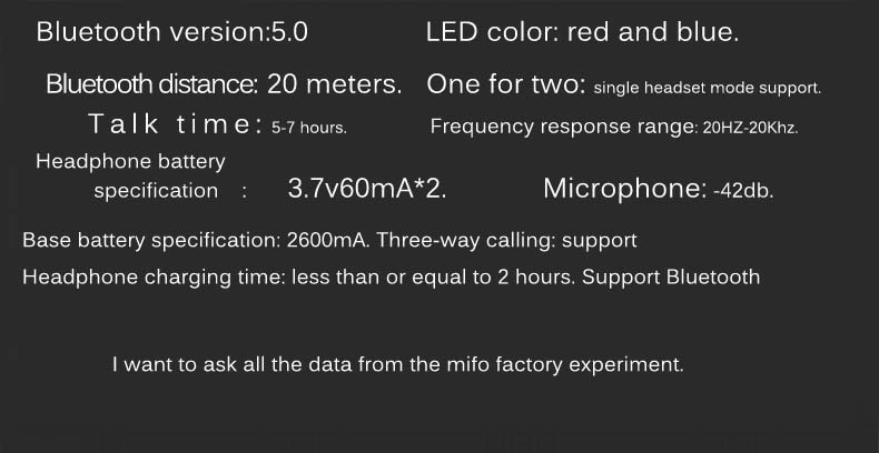 ขาย Mifo O5 หูฟัง True Wireless รองรับ Bluetooth 5.0 กันน้ำได้ระดับ IPX7