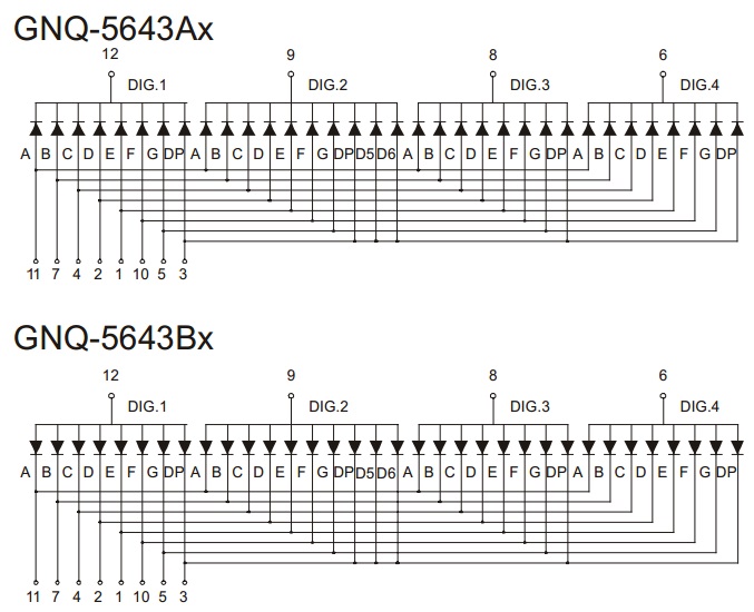 7 Segment Display 4-Bit (Red)