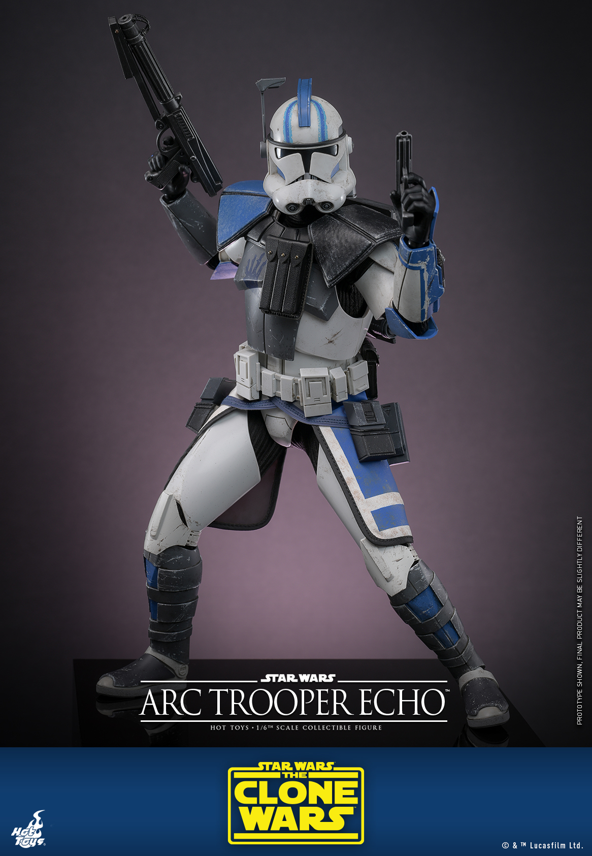 Hot Toys TMS133 Star Wars: The Clone Wars - Arc Trooper Echo