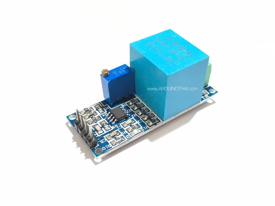 เซนเซอร์วัดแรงดันไฟฟ้า AC Single Phase AC Voltage Sensor Module สต็อกไทยส่งไว