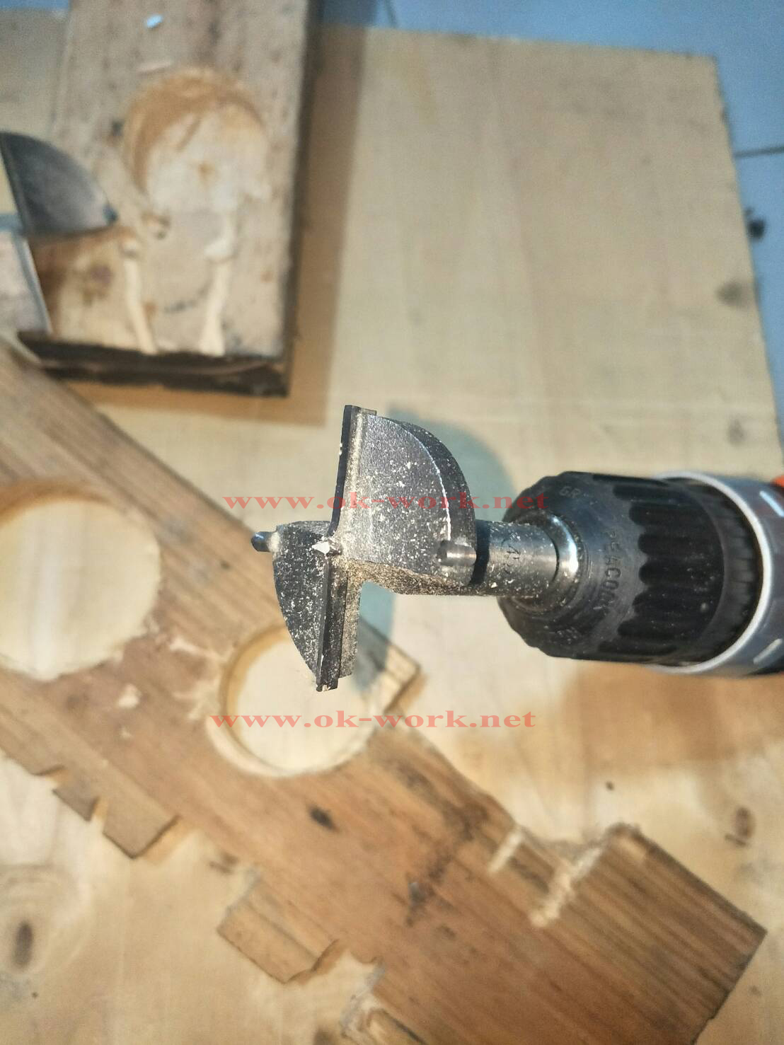 D22 ชุดดอกเจาะคว้านไม้ คาร์ไบ ชุดใหญ่ 35-65 มิล 7 ดอก