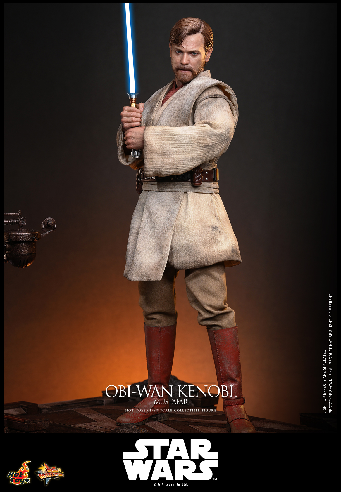 Hot Toys MMS843 Star Wars: Revenge of the Sith - Obi-Wan Kenobi (Mustafar)
