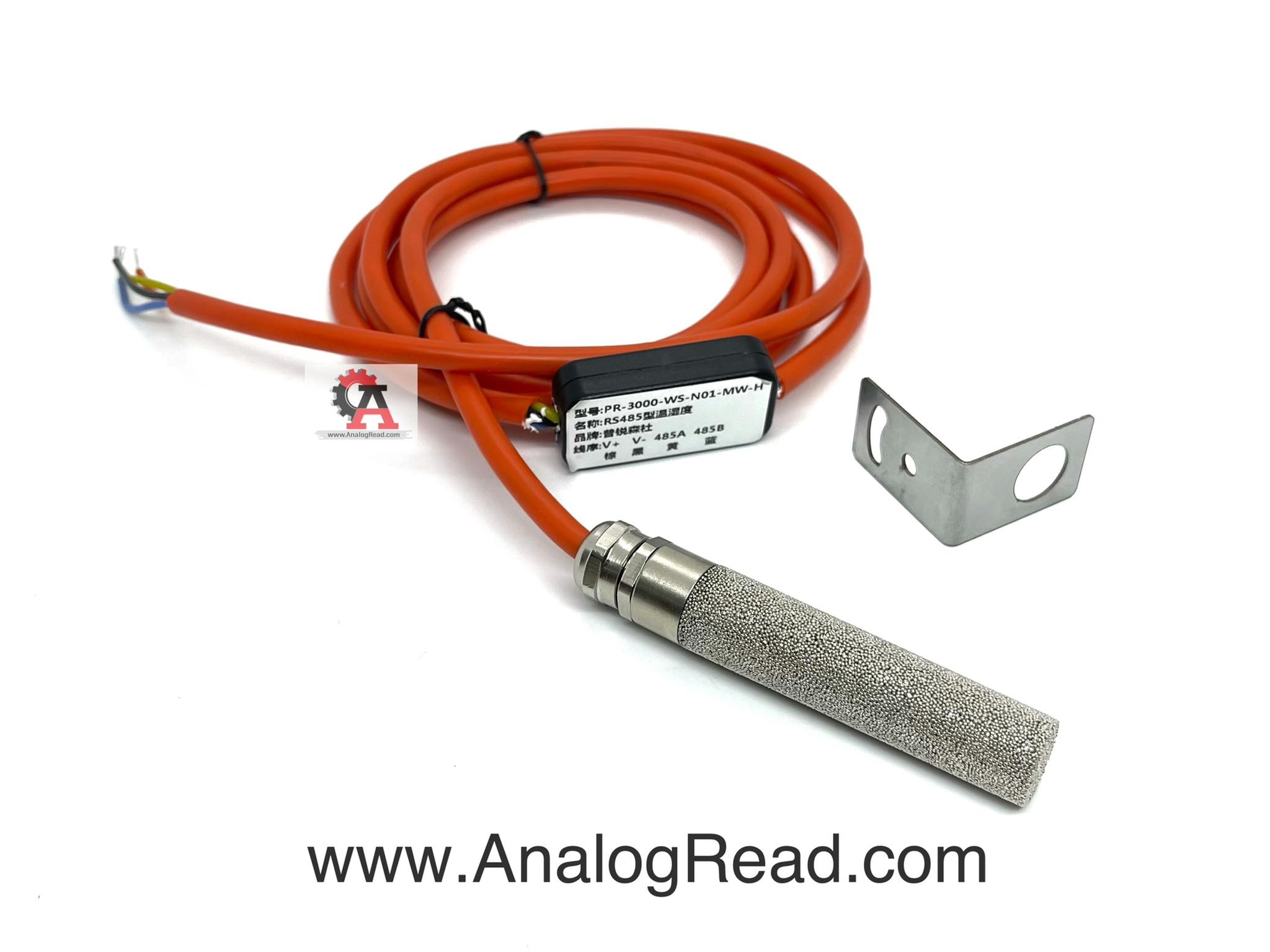 Temperature and humidity sensor transmitter RS485 (Metal probe)