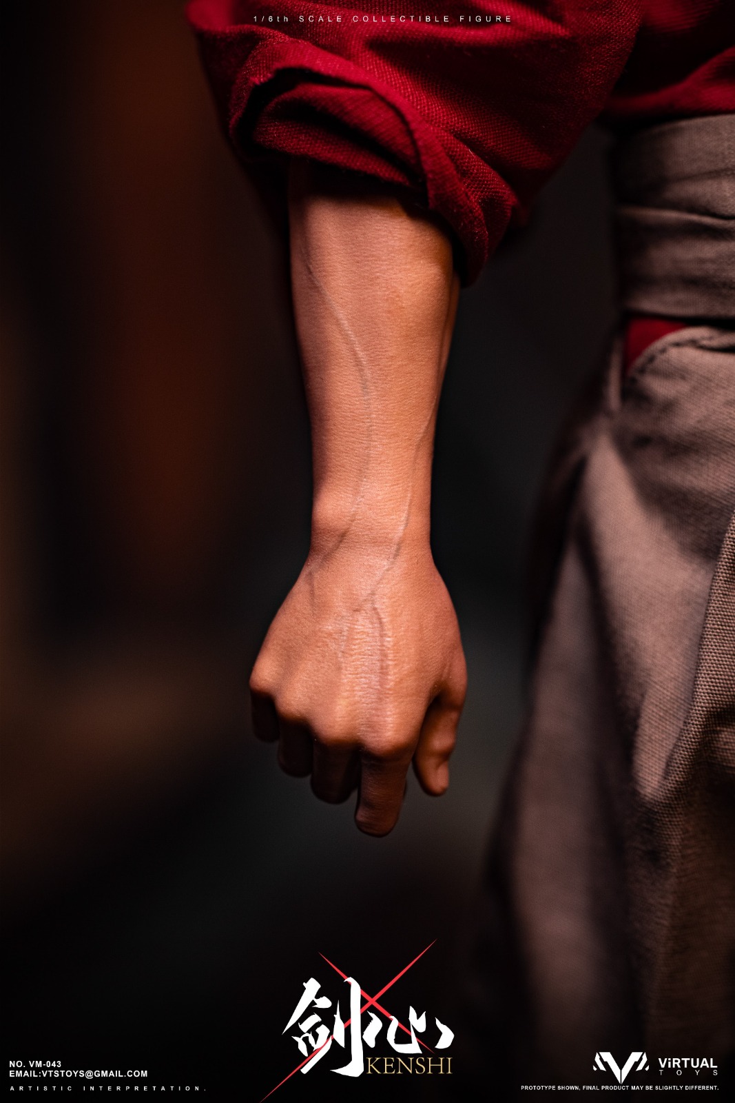 VTSTOYS VM-043A 1/6 KENSHI (Normal Ver.)